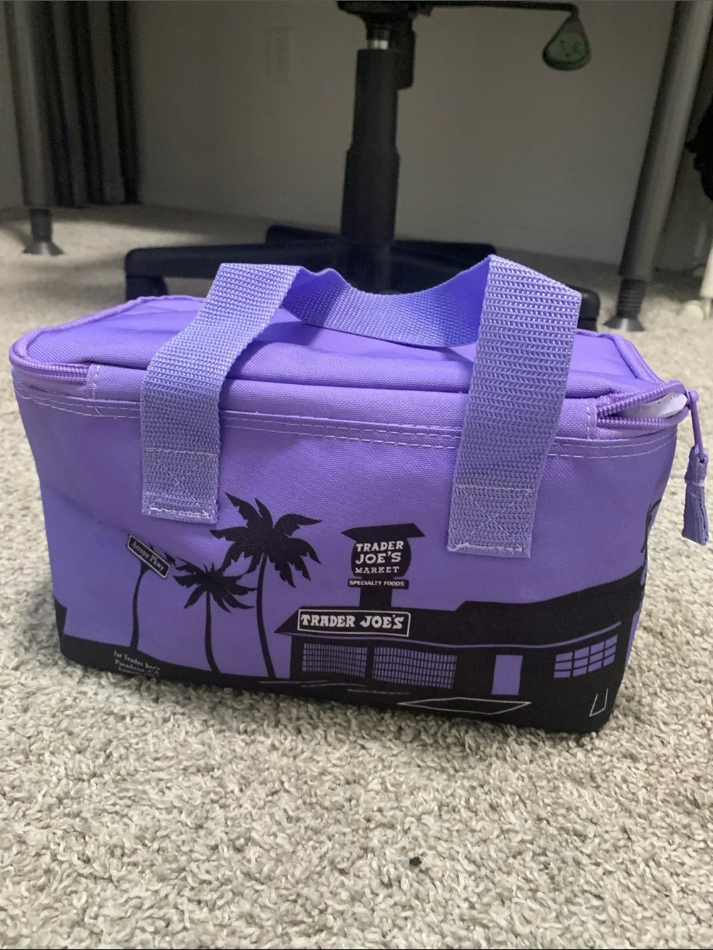 NWT Trader Joe’s Purple Mini Insulated Bag